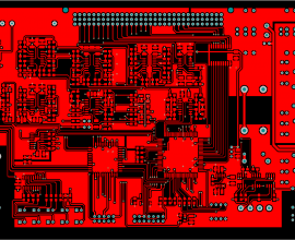 4层设计DSP四层板原理图和PCB文件下载