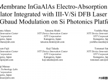 ƽ̨ϼɾ150-GbaudĤInGaAlAsյIII-V/Si DFB