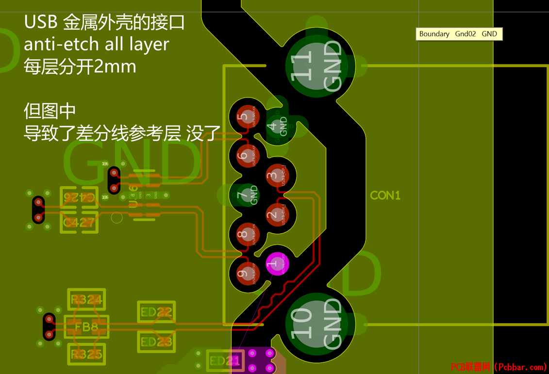 USB 3.0 TYPE-Aanti etch